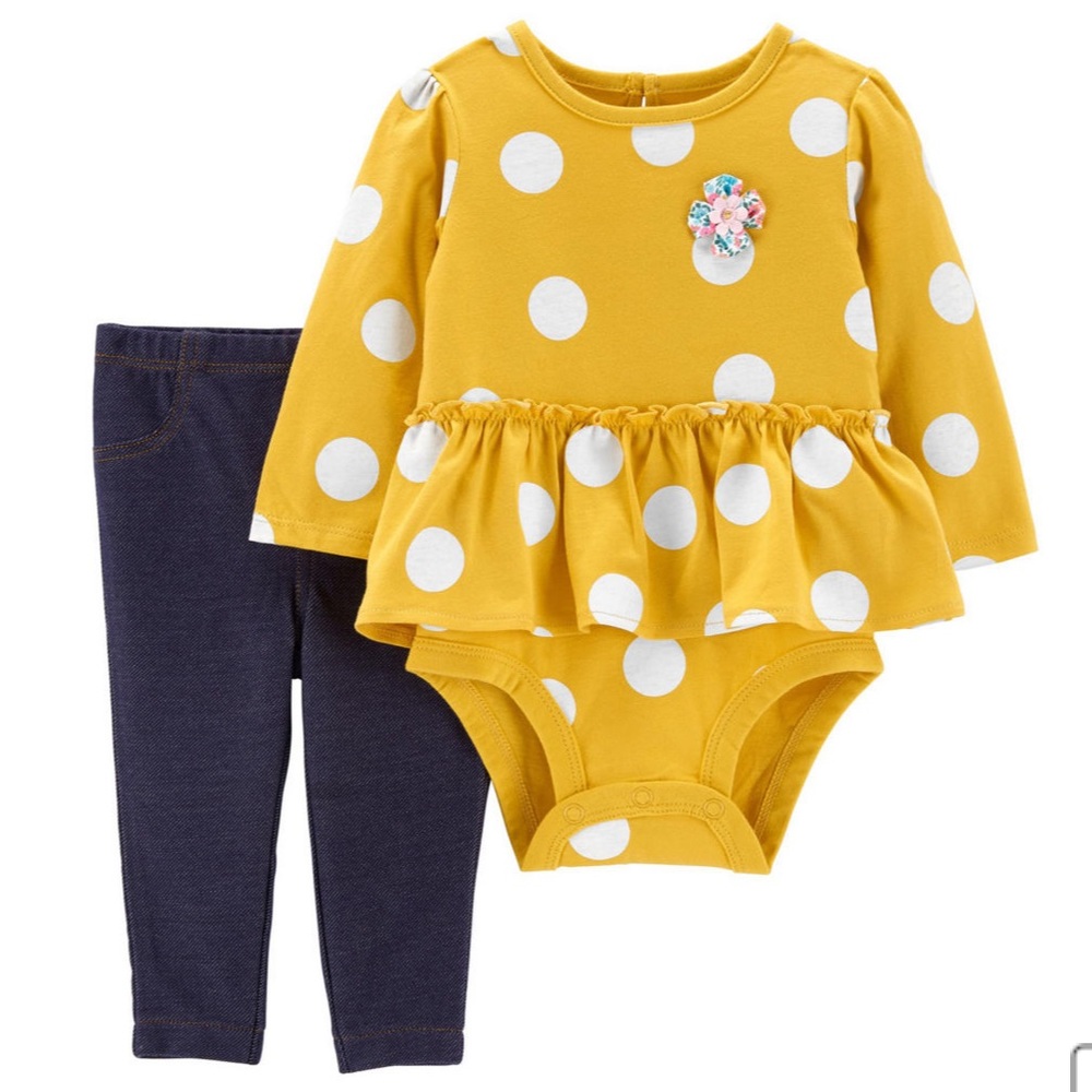 Carter's Baby Girls 2-pc. Bodysuit Set